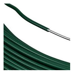 fil de fer galva pvc vert