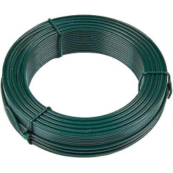 fil de fer galva pvc vert