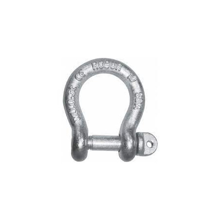 Lot De 10 Manilles Galvanisées M10 – Acier Zincé Anti-Corrosion – Manille Commerciale Robuste Sans Charge Nominale